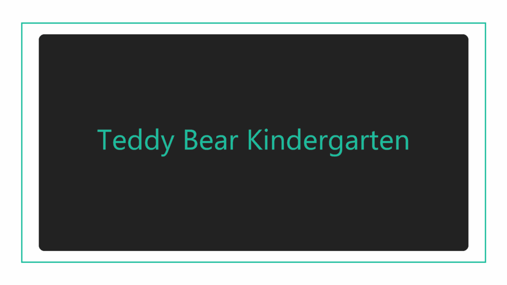 teddy-bear-kindergarten