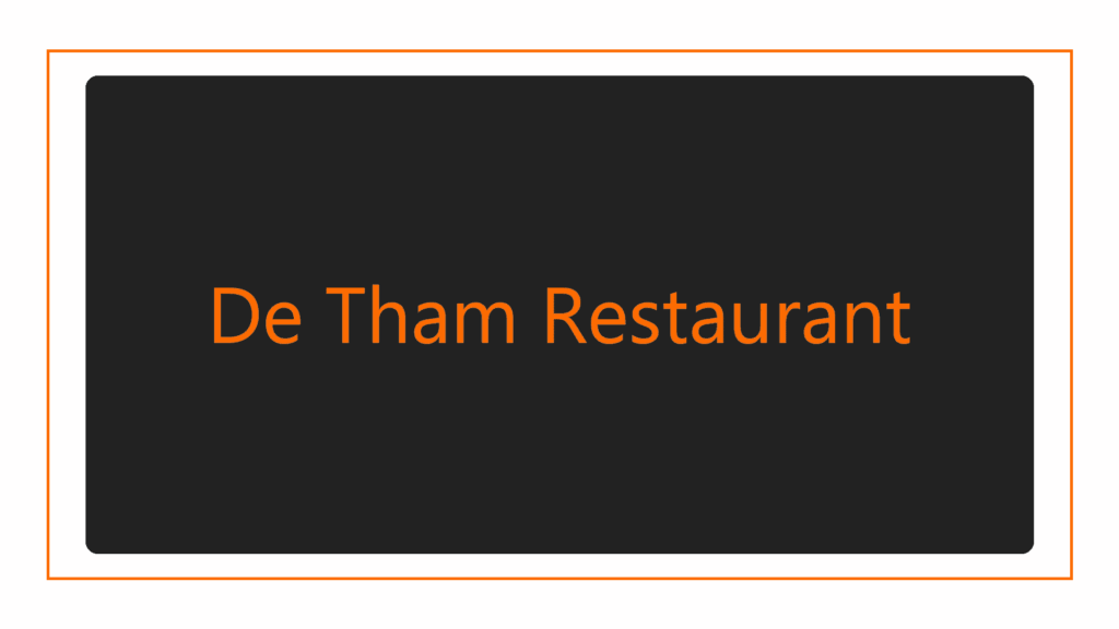 de-tham-restaurant